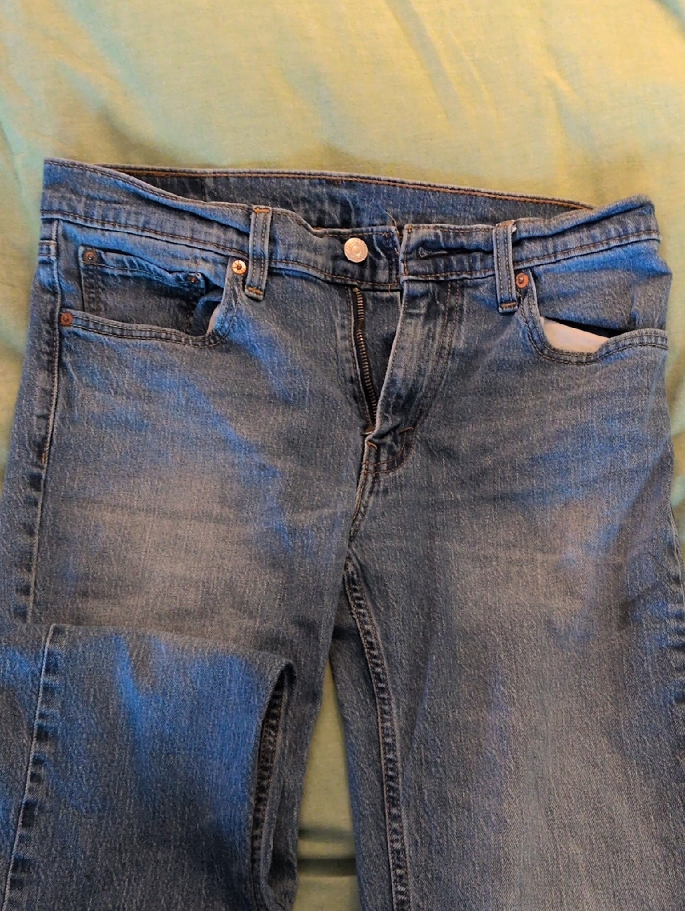Levi's Blue Slim Straight Jeans